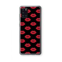 Lips: Samsung Galaxy A31 Transparant Hoesje