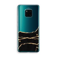 Gouden marmer: Huawei Mate 20 Pro Transparant Hoesje