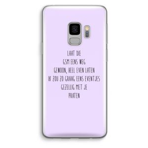 GSM: Samsung Galaxy S9 Transparant Hoesje