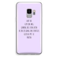 GSM: Samsung Galaxy S9 Transparant Hoesje
