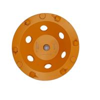 Spero Extra grof 9 segment PKD komslijpschijf | Ø125mm | coating, lijm, asbest & bitumen, M14 H=40mm TBV SPHS1001B-PR - PKD125M40