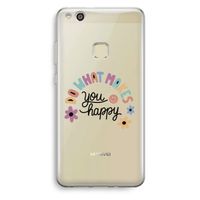 Happy days: Huawei Ascend P10 Lite Transparant Hoesje