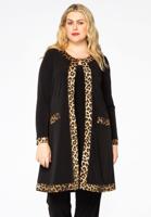 Yoek Cardigan / | Zwart | Maat 54/56