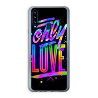 Only Love: Samsung Galaxy A20s Transparant Hoesje Only Love: Samsung Galaxy A20s Transparant Hoesje
