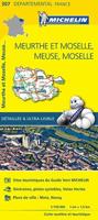 Wegenkaart - landkaart 307 Meurthe et Moselle - Meuse (Maas) - Moselle (Moezel) | Michelin