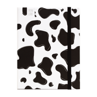 Pepa Lani Notitieboek A5 Black & White Cow