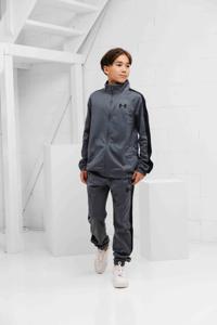 Under Armour Rival Knit Trainingspak Kids Grijs - Maat 116 - Kleur: Zwart | Soccerfanshop