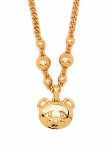 Moschino collier à pendentif Teddy Bear - Or