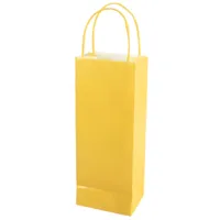 Wijntas met hengsel geel 32 cm | 144 stuks