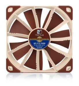 Noctua NOC-NF-F12-PWM koelsysteem voor computers Computer behuizing Ventilator 12 cm Beige, Bruin 1 stuk(s)