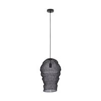 PTMD Miko Black iron wired hanging lamp see through S - thumbnail