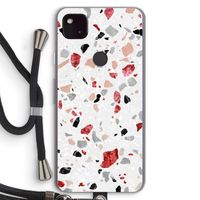Terrazzo N°12: Pixel 4a 5G Transparant Hoesje met koord