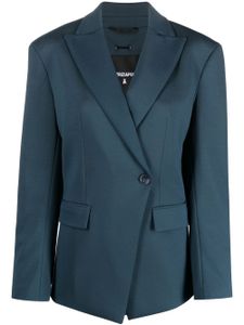 Patrizia Pepe peak-lapels double-breasted blazer - Bleu