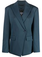 Patrizia Pepe peak-lapels double-breasted blazer - Bleu - thumbnail