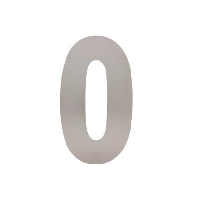 Intersteel Huisnummer 0 XLNumbra 30cm RVS - 0035.402110