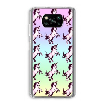 Musketon Unicorn: Xiaomi Poco X3 NFC Transparant Hoesje