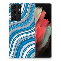 Samsung Galaxy S21 Ultra | TPU bumper | Waves Blue