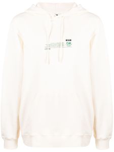 MSGM hoodie à imprimé Fantastic Green Future - Tons neutres