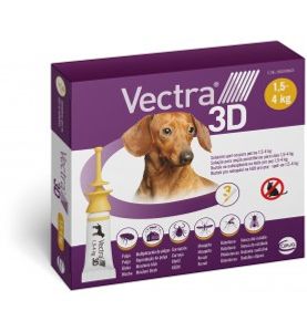 Vectra 3D 3 pipetten voor kleine honden (1,5-4 kg)
