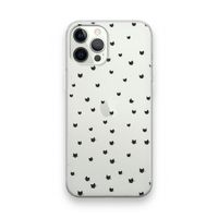 Kleine kattenkopjes: iPhone 12 Pro Transparant Hoesje