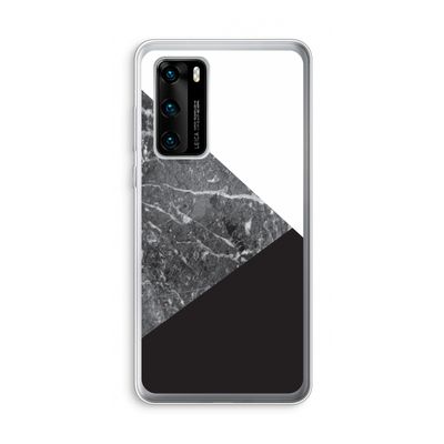 Combinatie marmer: Huawei P40 Transparant Hoesje