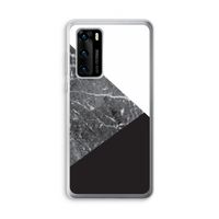 Combinatie marmer: Huawei P40 Transparant Hoesje