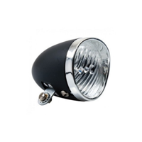 Simson classic led koplamp, zwart batterij