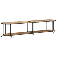 Tv-meubel 200x42x40 cm massief ruw mangohout