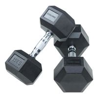 Crossmaxx Hexagon dumbbell 1 x 5 kg - thumbnail