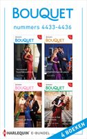 Bouquet e-bundel nummers 4433 - 4436 - Cathy Williams, Heidi Rice, Julia James, Jadesola James - ebook