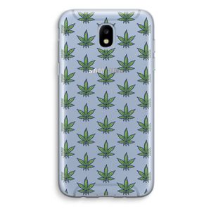 Weed: Samsung Galaxy J5 (2017) Transparant Hoesje