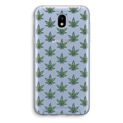 Weed: Samsung Galaxy J5 (2017) Transparant Hoesje