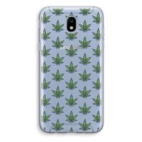 Weed: Samsung Galaxy J5 (2017) Transparant Hoesje