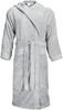 The One Towelling TH1095 Bathrobe Hooded - Silver Grey - S/M