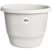 Bloempot - ELHO - Amiga Rond 25 - Wit - L 25 x B 24,5 x H 18 cm - Buiten - 100% gerecycled