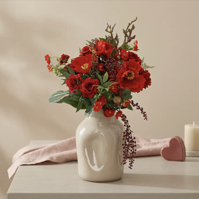 Handgebonden Kunstboeket Valerie Helsinki 65 cm