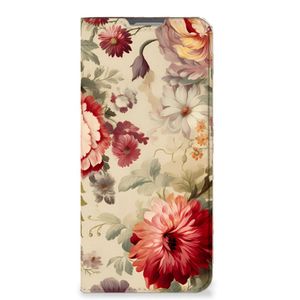 Smart Cover voor OPPO Reno8 Lite Bloemen