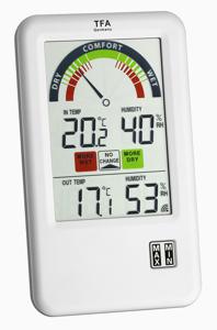 TFA Hygrometer Bel-Air Luchtvochtigheid en Temperatuur Binnen en Buiten