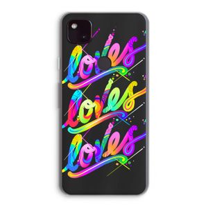 Loves: Google Pixel 4a 5G Transparant Hoesje