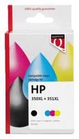 Inktcartridge quantore hp 350xl 351xl cb336 cb338