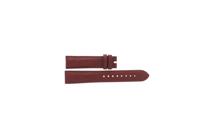 Horlogeband Burberry BU9152 Leder Rood 18mm
