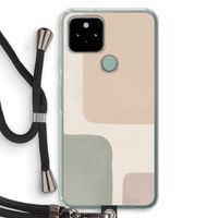 Geo #7: Pixel 5 Transparant Hoesje met koord