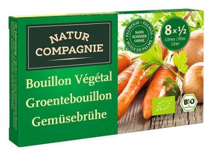 Groentebouillonblokjes met zout bio