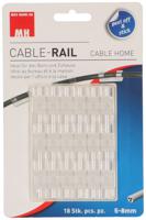 Max Hauri AG Cable Home 164658 kabelbeheersysteem Universeel Kabelklem Transparant 18 stuk(s)