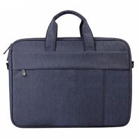 DJ03 waterdichte anti-kras anti-diefstal één-schouder handtas voor 14 1 inch laptops met koffer gordel (marineblauw)