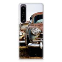 Sony Xperia 1 IV | Siliconen hoesje | met foto Vintage Auto