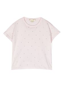 Stella McCartney Kids t-shirt à logo imprimé - Rose