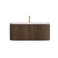 Badmeubelset Sanilux Eleganza 100 cm 1 Kraangat Dark Walnut