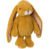 Bukowski pluche konijn knuffeldier - dark okergeel - staand - 30 cm - luxe knuffels