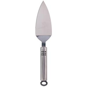 Taartschep met kartelrand - RVS - zilverkleurig - 27 cm - taartmes